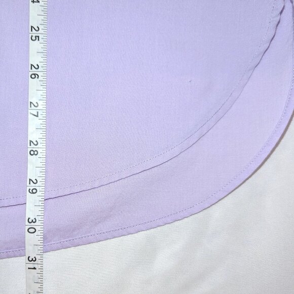 Abercrombie & Fitch | Oversized Poplin Shirt in Lavender | Size Large - Picture 11 of 13